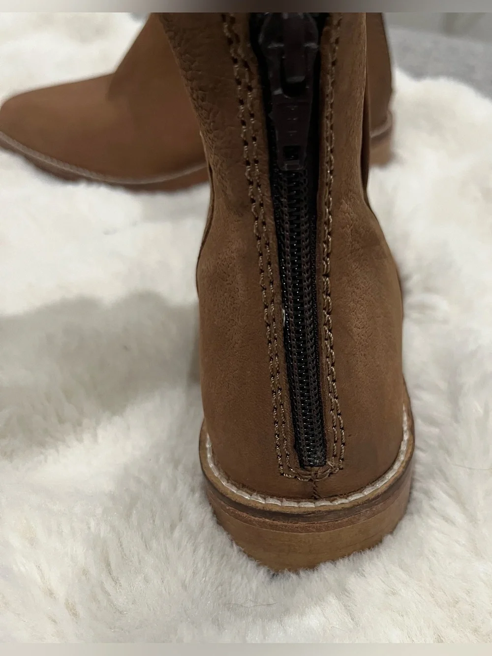 Free People Chestnut Tan Suede Ankle Booties